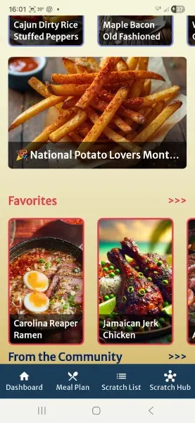 From Scratch app screenshot