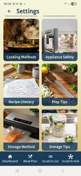 From Scratch app screenshot