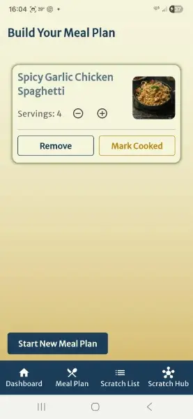 From Scratch app screenshot