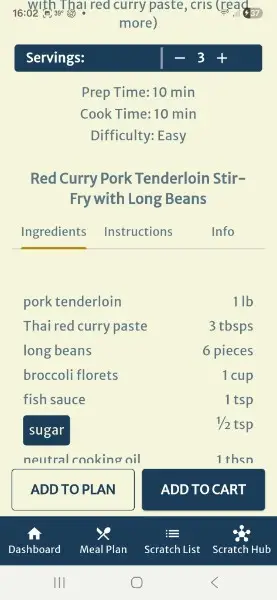 From Scratch app screenshot