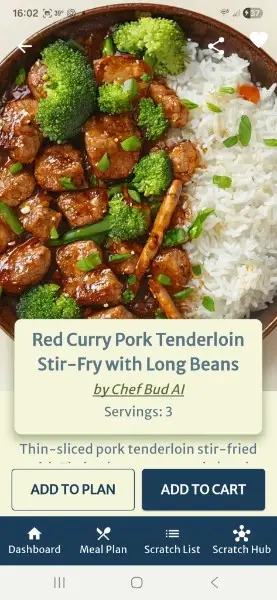 From Scratch app screenshot