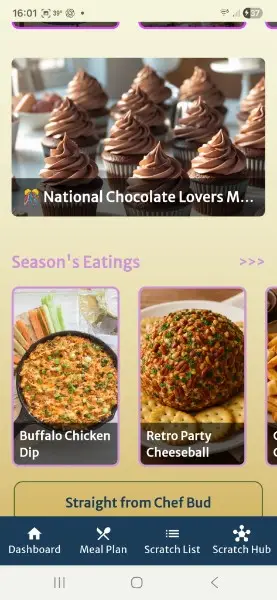 From Scratch app screenshot