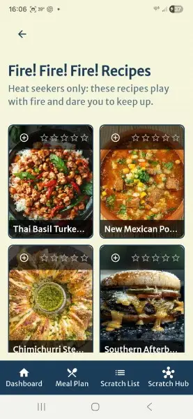 From Scratch app screenshot